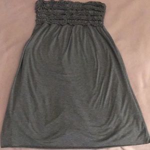 Gray beach dress/shirt cover up